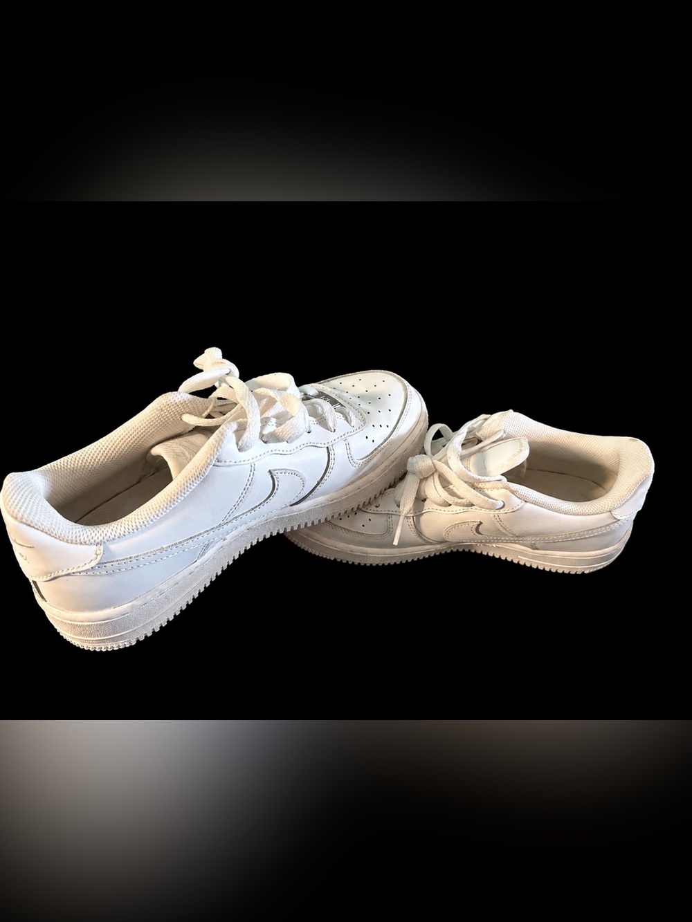 Nike Air Force 1 (GS) White/White Kids Sneakers
